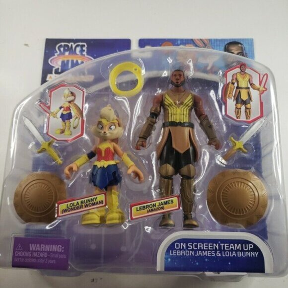 Space Jam 2 A New Legacy 5” Moose Toys 2021 Set Lola Lebron James Wonder Women - Picture 1 of 2